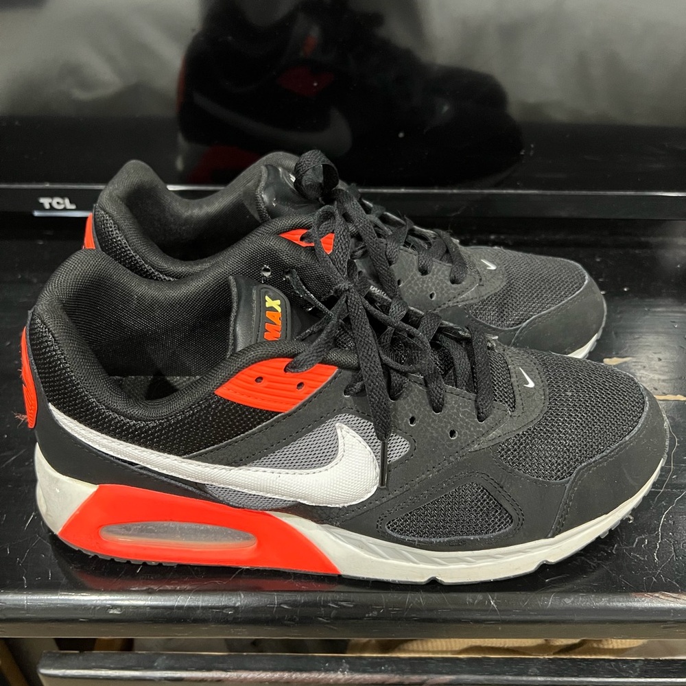 Nike Black and Red Sneakers